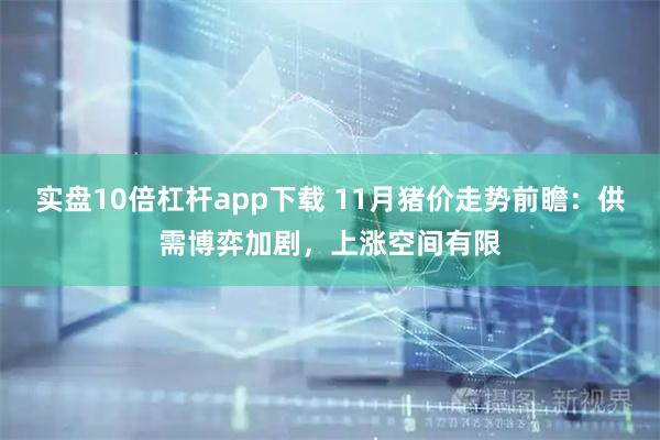 实盘10倍杠杆app下载 11月猪价走势前瞻：供需博弈加剧，上涨空间有限
